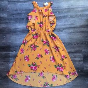 Floral,yellow, only worn once size XS